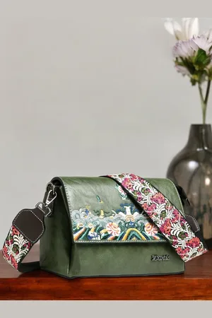 EXOTIC Floral Shopper Sling Bag