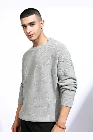 Highlander Men Checked Pullover