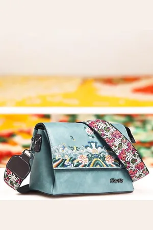 EXOTIC Floral Shopper Sling Bag