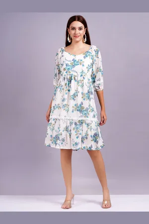 Kalini Women Floral Printed Fit & Flare Casual Dress