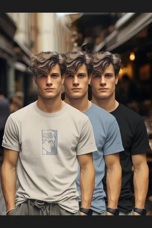 bullmer Men 3 Printed T-shirt