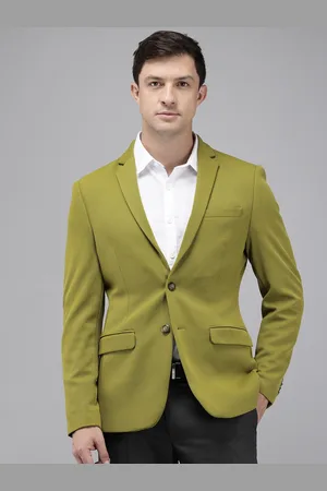 Park Avenue Self Design Single-Breasted Super Slim Fit Casual Blazer