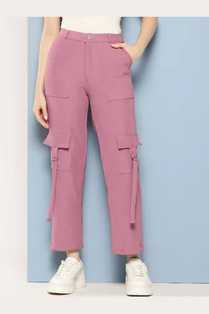 BAESD Women Smart Flared Chinos Trousers