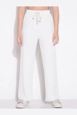 SHOWOFF Women Comfort Regular Fit Mid-Rise Parallel Trousers
