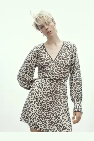H&M Printed Flared Dress