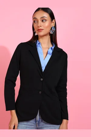 Golden Kite Women Full Sleeves Single-Breasted Blazer