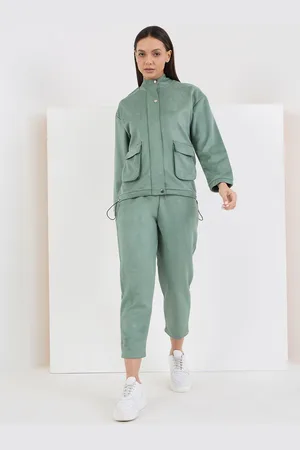 Sweet Dreams Women Mock Collar Tracksuit