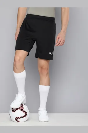 PUMA Men teamGOAL Self Design DryCell Slim Fit Football Sports Shorts