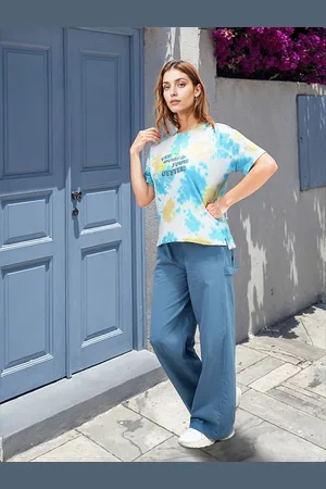 Mast & Harbour Women Pure Cotton Trousers