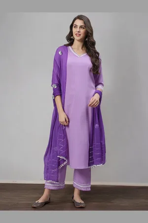 Azira Regular Kurta With Palazzos & Dupatta