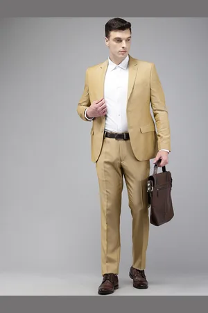 Park Avenue Super Slim Fit Notched Lapel Single-Breasted 2 Piece Formal Suits