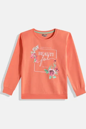 Eteenz Girls Printed Sweatshirt