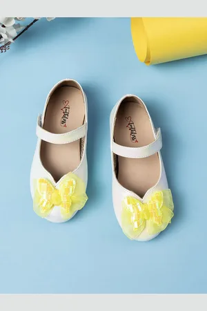 toothless Girls Embellished Ballerinas with Bows Flats