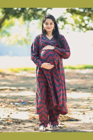 Aujjessa Women Angrakha Sequinned Kurta with Trousers