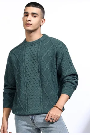 Highlander Men Cable Knit Pullover