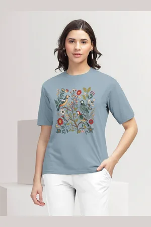 HELLCAT Women Printed T-shirt