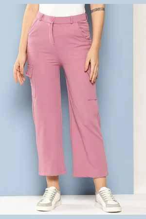 BAESD Women Smart Flared Chinos Trousers