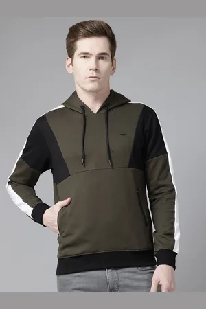 Park Avenue Colourblocked Hooded Sweatshirt