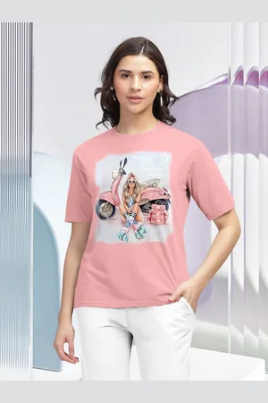 HELLCAT Women Printed T-shirt