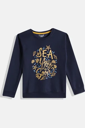 Eteenz Girls Printed Sweatshirt