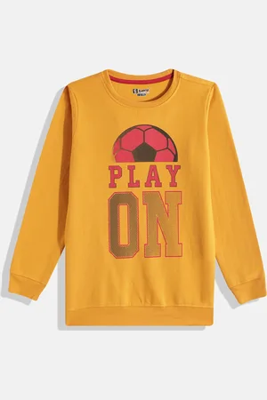 Eteenz Boys Typography Printed Sweatshirt