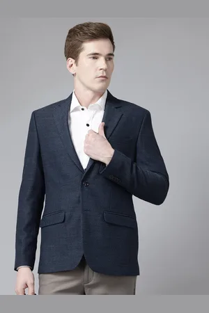 Park Avenue Self-Design Single-Breasted Semiformal Blazer