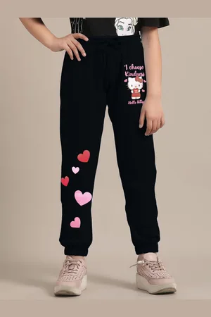 Kidsville Girls Hello Kitty Printed Joggers