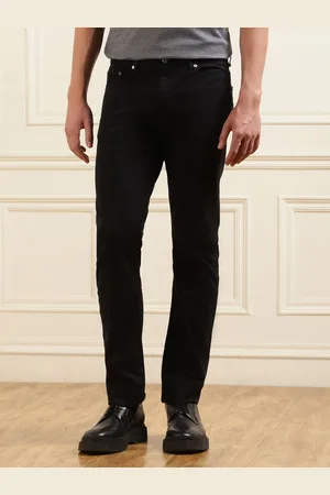 Karl Lagerfeld Men Clean Look Mid-Rise Cotton Jeans