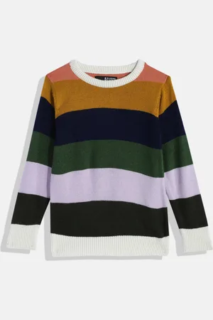 HERE&NOW Boys Colourblocked Pullover Sweater
