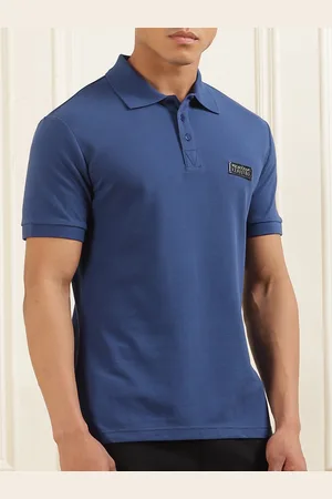 VERSACE Men Polo Collar T-shirt