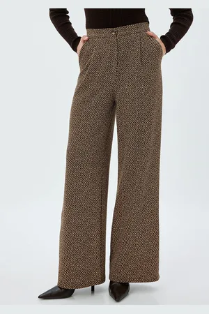 Koton Women Polka Dot Printed Trousers