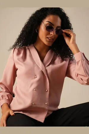 Globus Women Cuffed Sleeves Shirt Style Top