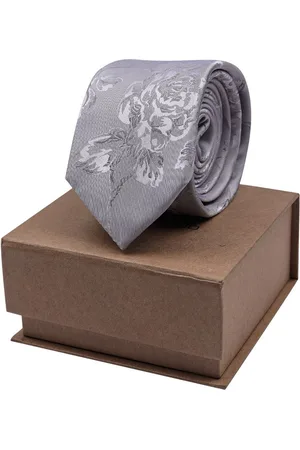 The Tie Hub Men Printed Skinny Tie