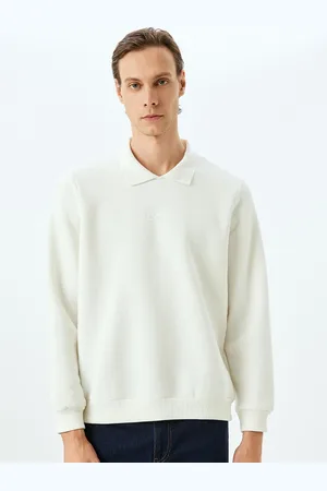 Koton Men Shirt Collar Long Sleeves Sweatshirt