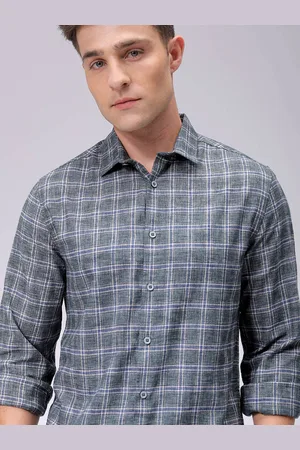 The Indian Garage Co Men Slim Fit Opaque Checked Casual Shirt