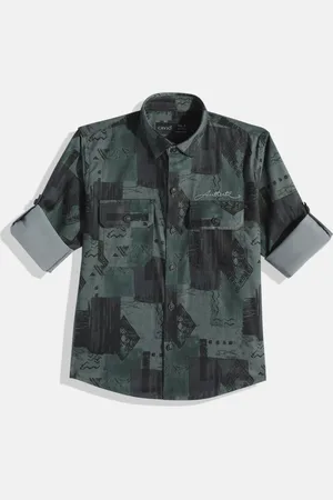 CAVIO Boys Comfort Printed Casual Shirt