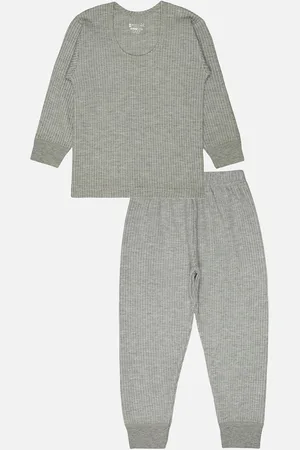 BodyCare Kids Striped Cotton Thermal Set
