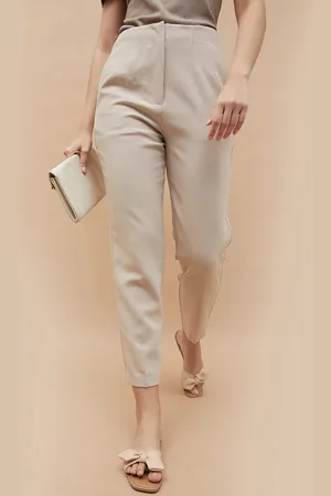Lifestyle Women Mid-Rise Cigarette Trousers