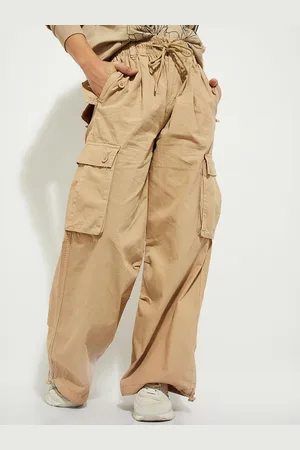 Max Collection Urb_N Women Regular Fit Cotton Cargos Trousers