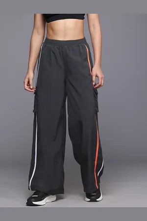 HRX Women Striped Lifestyle Track pants