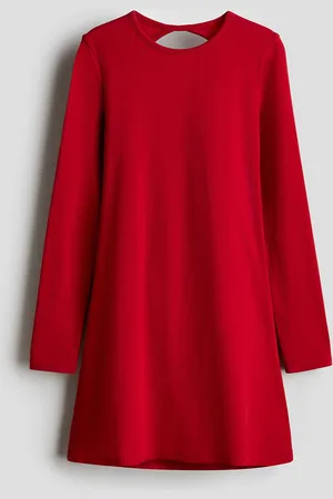 H&M Girls Cut-Out Back Jersey Dress