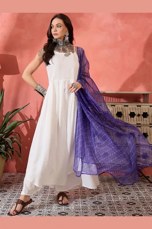 InWeave Women Regular Kurta with Palazzos & With Dupatta