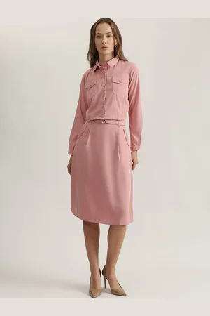 ICONIC Women Spread Collar Solid Cotton Casual Shirt