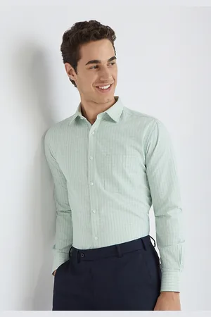 Park Avenue Men Slim Fit Opaque Checked Spread Collar Formal Shirt