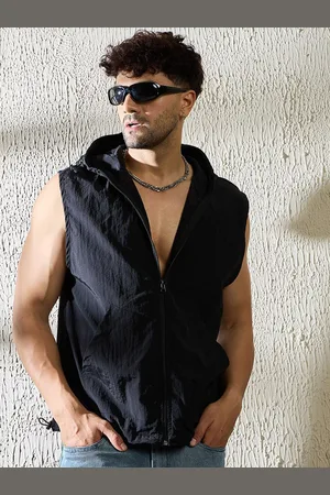 FUGAZEE Men Hooded Solid Casual Tailored Jacket