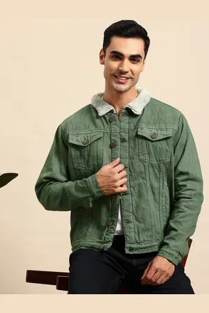 Mast & Harbour Long Sleeves Fleece Lined Denim Jacket