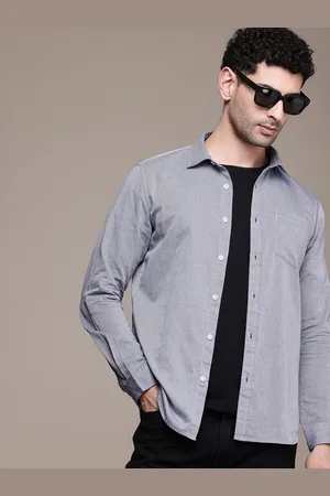 French Connection Men Premium Slim Fit Pure Cotton Casual Shirt