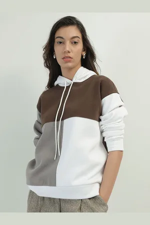 H&M Women Colour-Blocked Hoodie