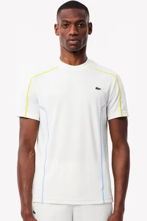 Lacoste Men Polo Collar Extended Sleeves Pockets T-shirt