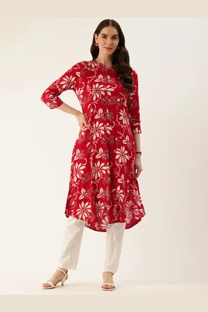 Amukti Floral Printed Kurta